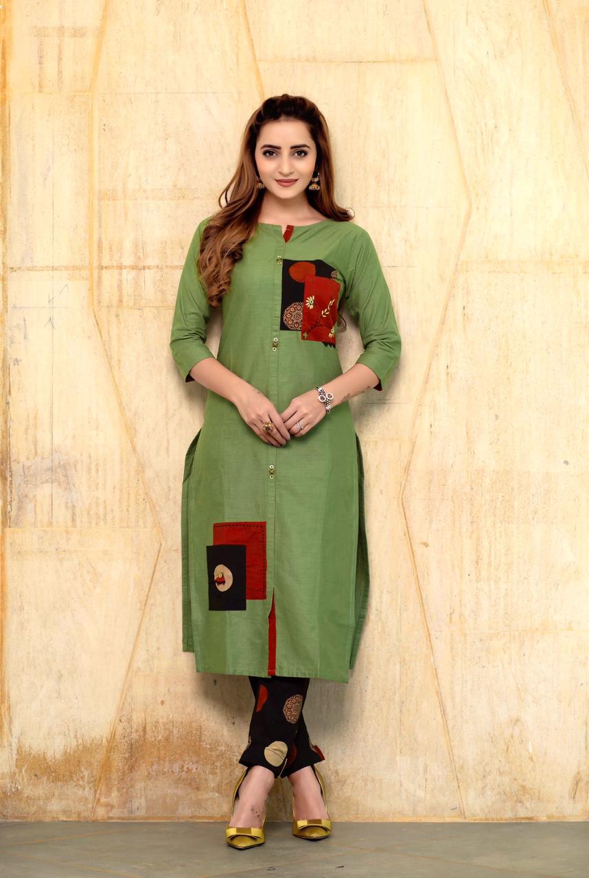 Yukti Vol-1 By Siyaji 2001 To 2008 Series Stylish Fancy Colorful Collection Casual Wear & Ethnic Wear Pure Cotton Printed Kurtis At Wholesale Price