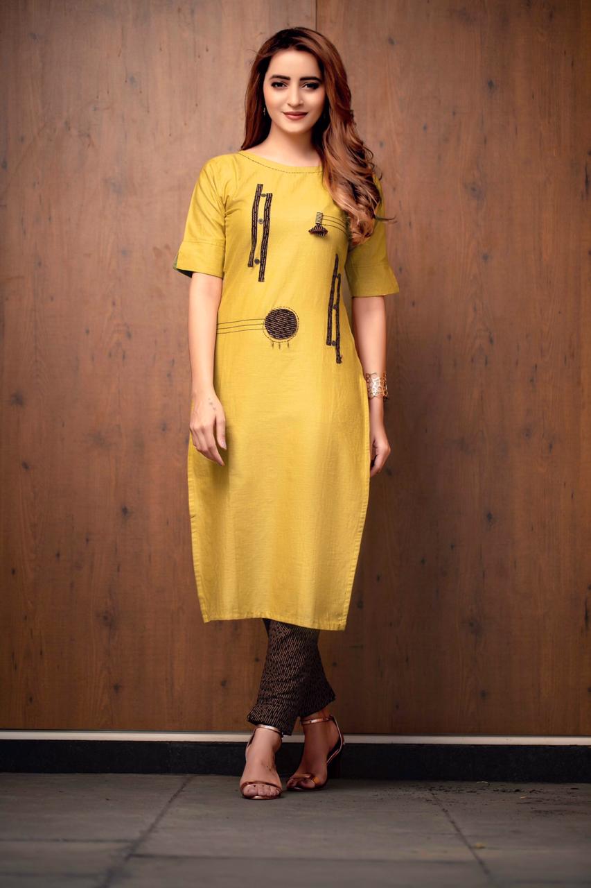 Yukti Vol-1 By Siyaji 2001 To 2008 Series Stylish Fancy Colorful Collection Casual Wear & Ethnic Wear Pure Cotton Printed Kurtis At Wholesale Price