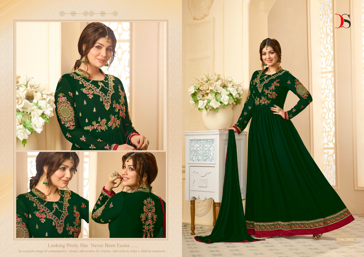 Zara By Deepsy Suits 25001 To 25006 Series Designer Anarkali Suits Collection Beautiful Stylish Fancy Colorful Party Wear & Occasional Wear Real Georgette Embroidered Dresses At Wholesale Price