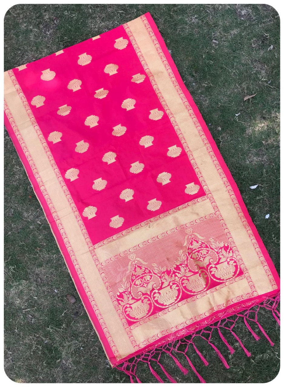 Zarika Vol-6 By Kaamiri 01 To 08 Series Beautiful Colorful Stylish Fancy Casual Wear & Ethnic Wear & Ready To Wear Bamboo Silk Dupatta At Wholesale Price