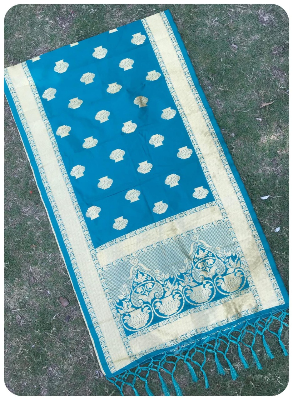 Zarika Vol-6 By Kaamiri 01 To 08 Series Beautiful Colorful Stylish Fancy Casual Wear & Ethnic Wear & Ready To Wear Bamboo Silk Dupatta At Wholesale Price