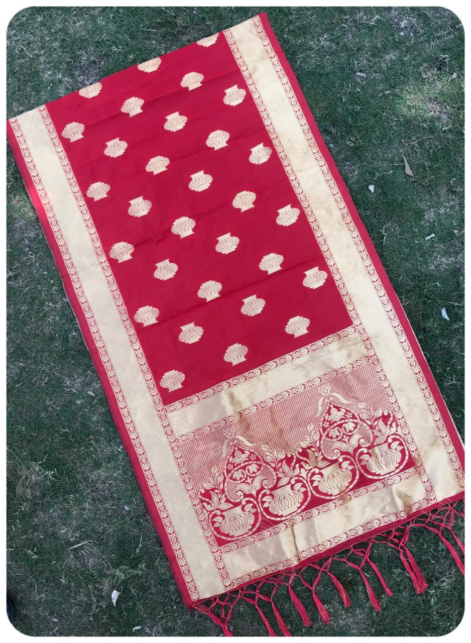 Zarika Vol-6 By Kaamiri 01 To 08 Series Beautiful Colorful Stylish Fancy Casual Wear & Ethnic Wear & Ready To Wear Bamboo Silk Dupatta At Wholesale Price