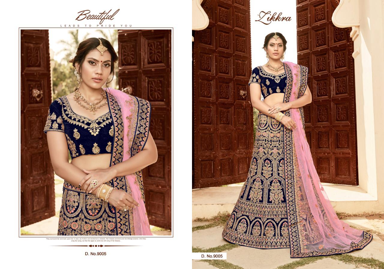 Zikkra Vol-7 By Zikkra 9001 To 9009 Series Indian Bridal Wear Collection Beautiful Stylish Fancy Colorful Party Wear & Occasional Wear Pure Heavy Silk Lehengas At Wholesale Price