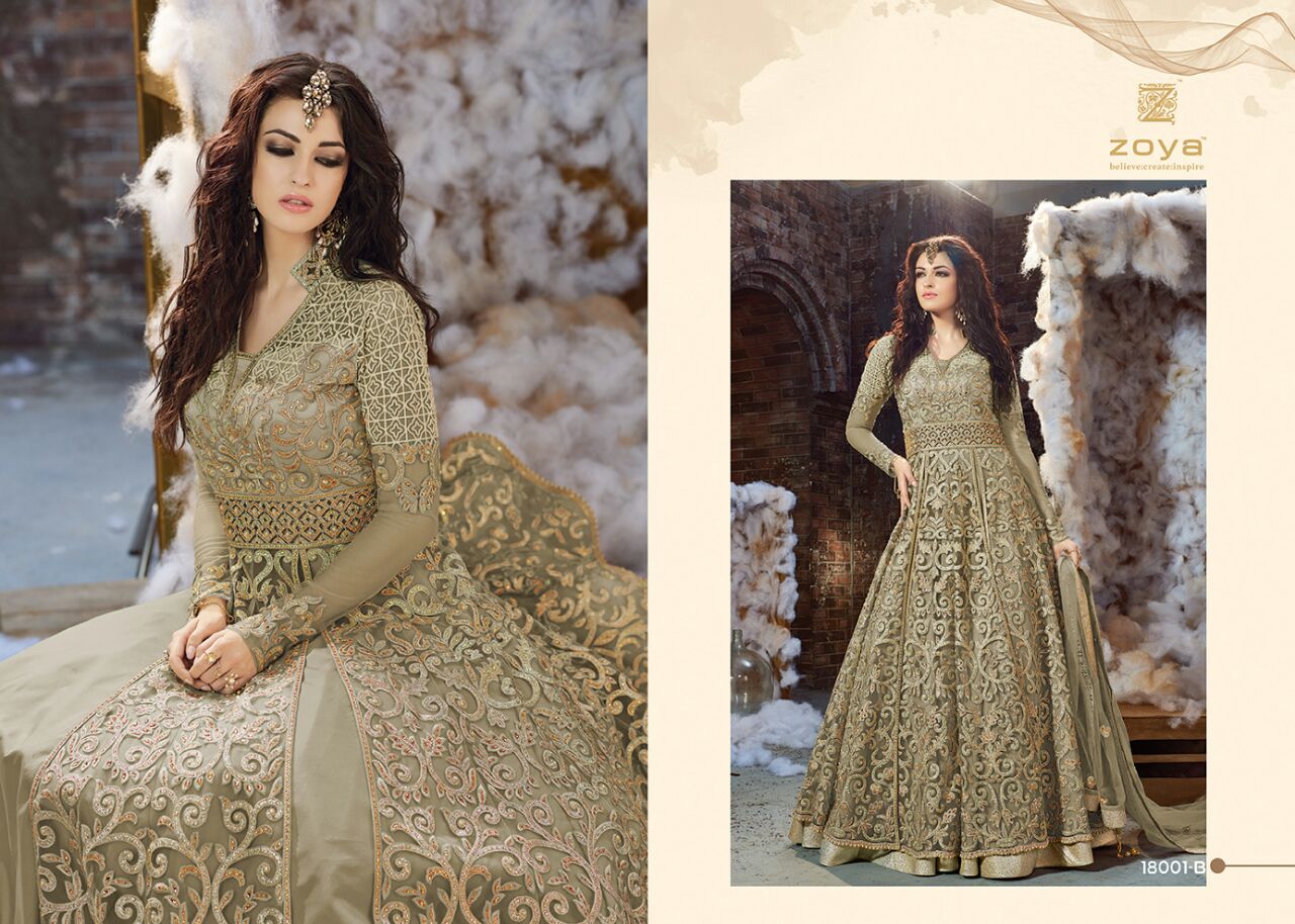 Zoya Hit Design 18001-b By Zoya Indian Traditional Wear Collection Beautiful Stylish Fancy Colorful Party Wear & Occasional Wear Fancy Dresses At Wholesale Price