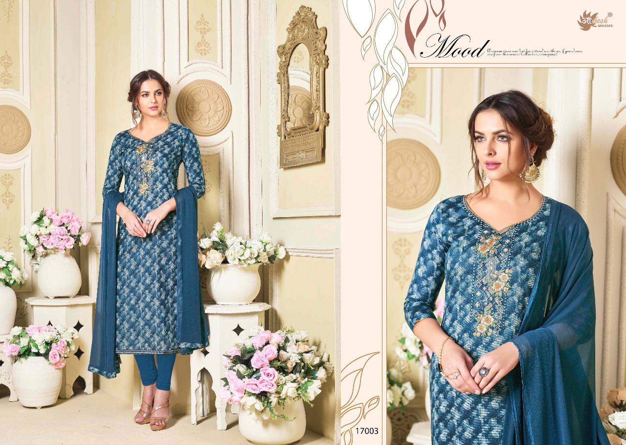 Sale Zyra Vol-17 By Aadesh Dresses 17001 To 17012 Series Indian Traditional Wear Collection Beautiful Stylish Fancy Colorful Party Wear & Occasional Wear Cambric Cotton With Printed Dress At Wholesale Price